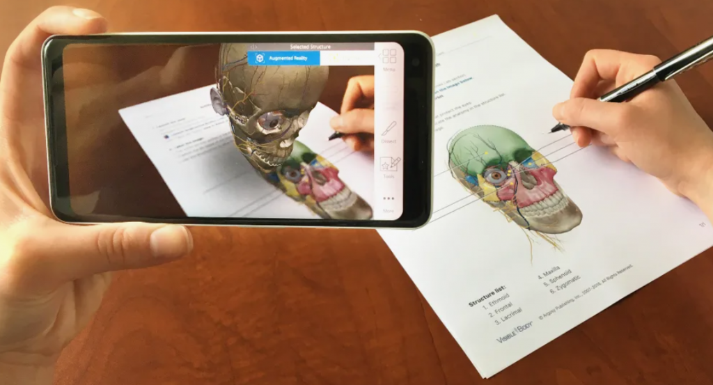 Применение AR в образовании